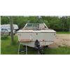 Image 6 : Sea Ray 22' Cabin Cruiser with 351 Merc Inboard, Has Canopy & Trailer (Trailer Has TOD) - Serial#