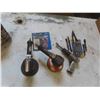 Image 1 : Air Tools : Chisel, 2 Orbital Sanders, Chisel Set & Sandpaper