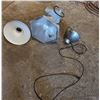 Image 2 : Shop Light, Heat Lamp, Antique Porcelain Light