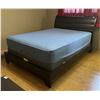 Image 2 : Bedroom Suite 4pcs Sleigh Bed Queen (Not The Mattress), Night Table 24 x 17 25"H Dresser 65 x 17x 32