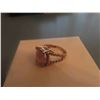Image 2 : 10kt Gold Diamond and Amethyst Ring Size 5