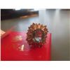 Image 2 : Ivana Aqua Crystal Fashion Ring Size 6