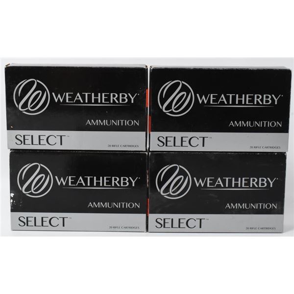 80 Rounds of Weatherby .257 WBY Mag Ammo