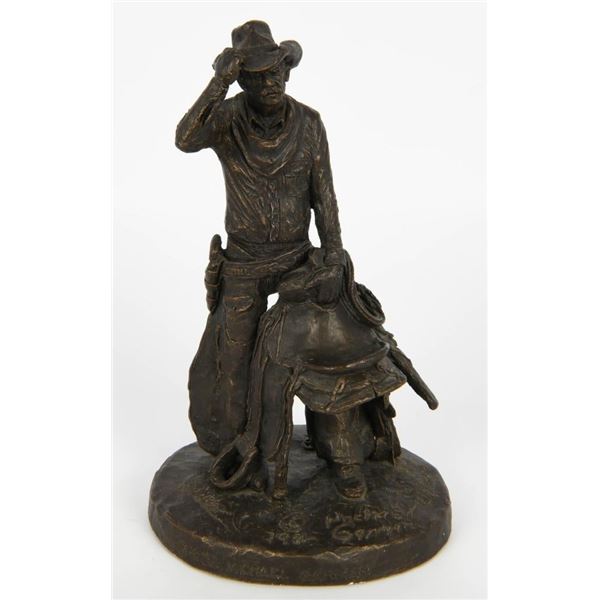 Signed Michael Garman Bronze "Drifter"