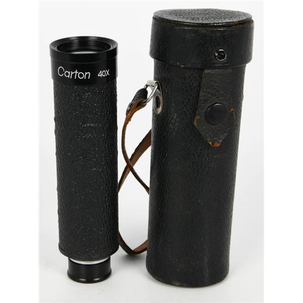 Vtg Carton 40X Personal Pocket Monocular