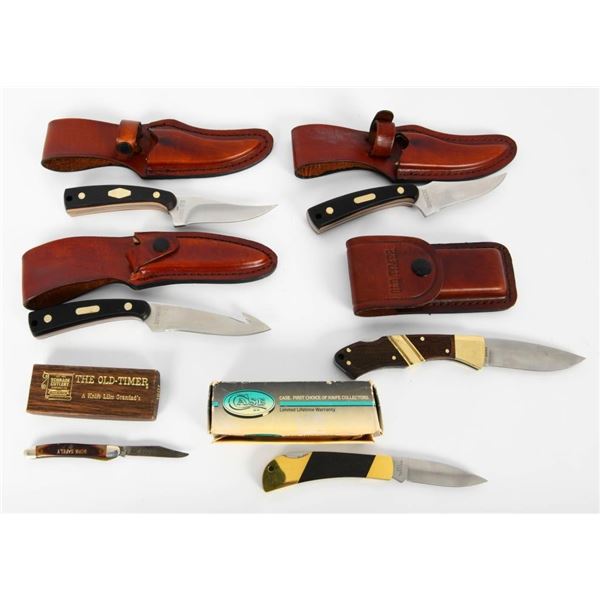6- various "OLD TIMER" Pocket Knives