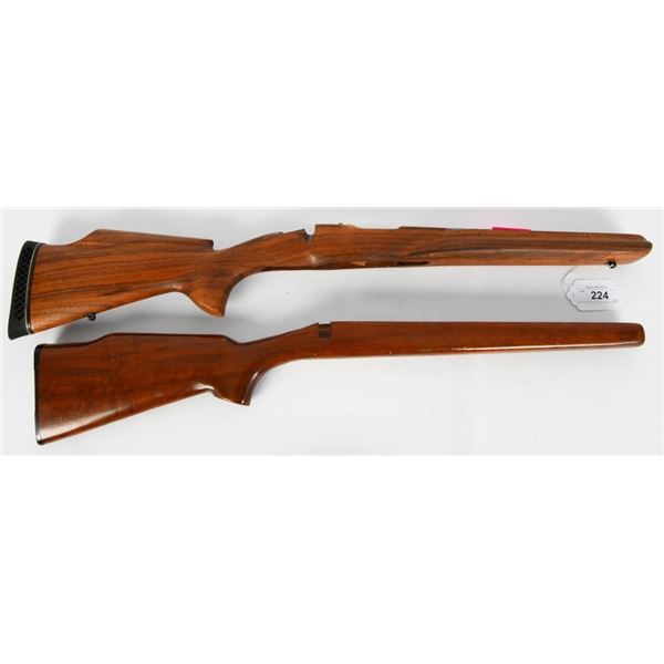 Lot of Two Wood Rifle Stocks