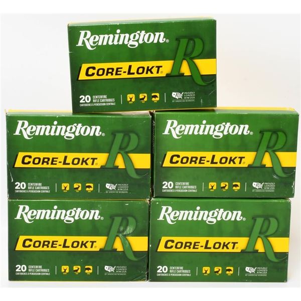 100 Rounds Of Remington .30-06 SPRG Ammo