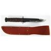 Image 4 : USMC KA-BAR Fixed Blade Knife & Leather Sheath