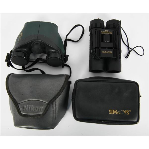 Simmons Binocular and Nikon Binoculars
