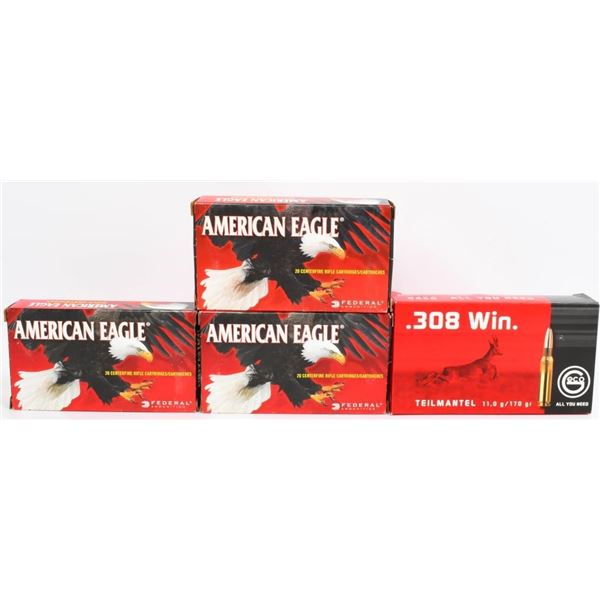 80 Rounds Of .308 Winchester Ammunition