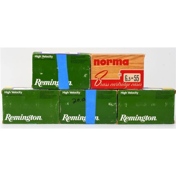 100 Rounds Of 6.5x55 Swedish Ammunition