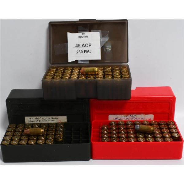 125 Rounds of Reman .45 ACP Ammunition