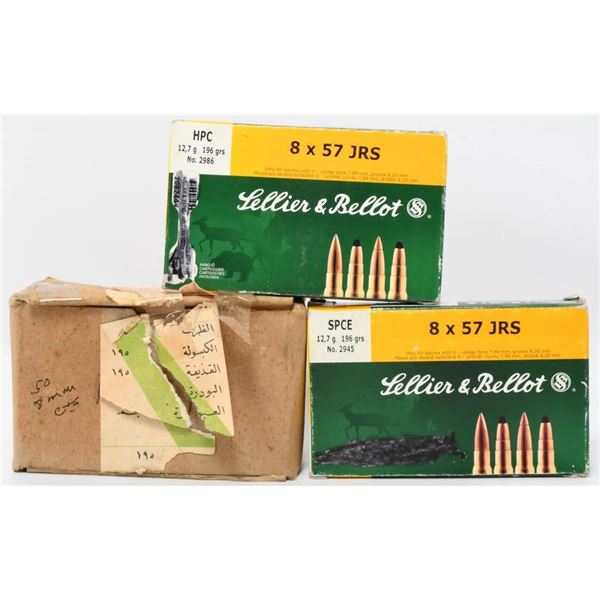 90 Rounds Of 8x57 JRS & 8mm Ammunition