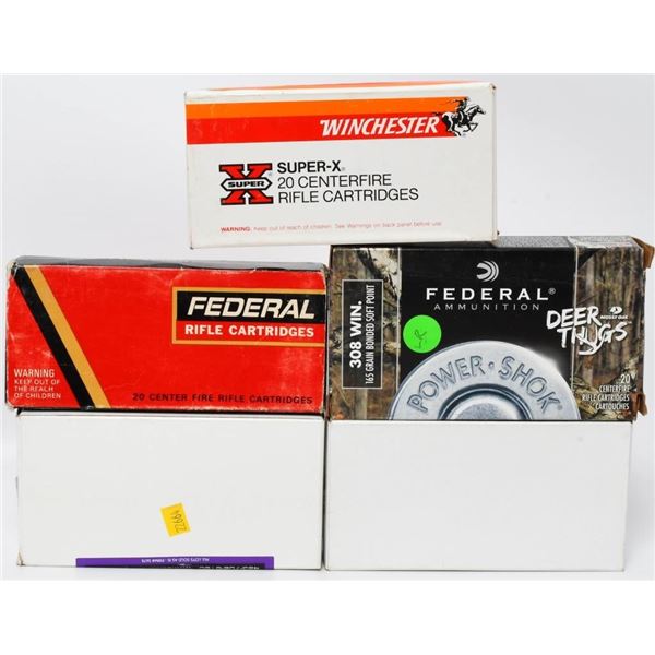 88 Rounds Of Mixed .308 Win Ammunition