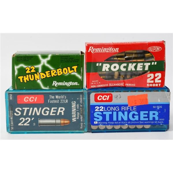 170 Rounds Of Mixed .22 LR Ammunition