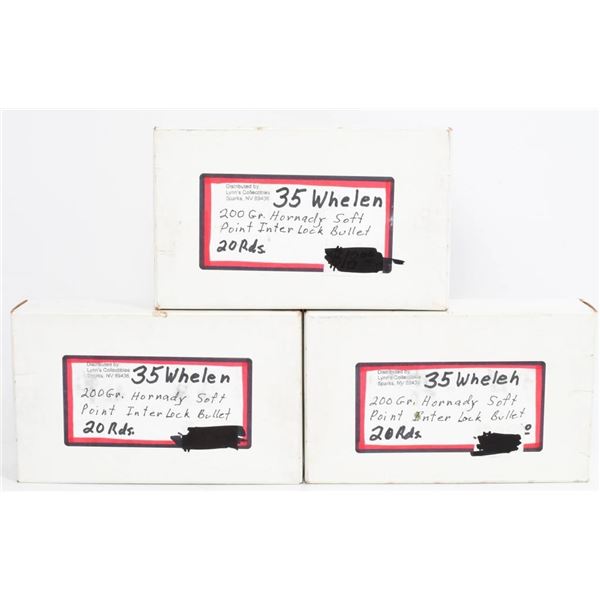 60 Rounds Of .35 Whelen Ammunition