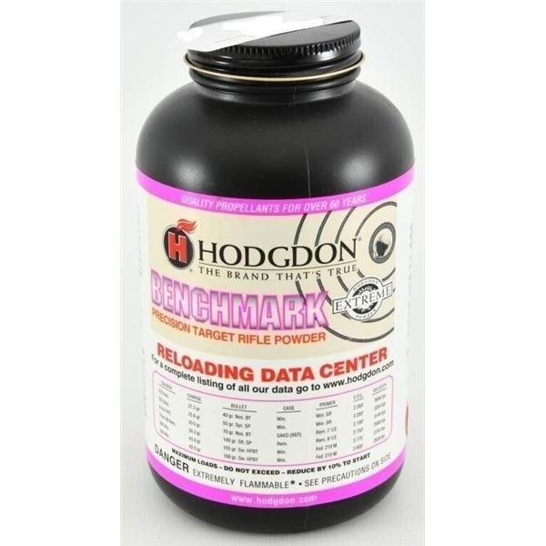 1lb Hodgdon Benchmark Extreme Target Rifle Powder