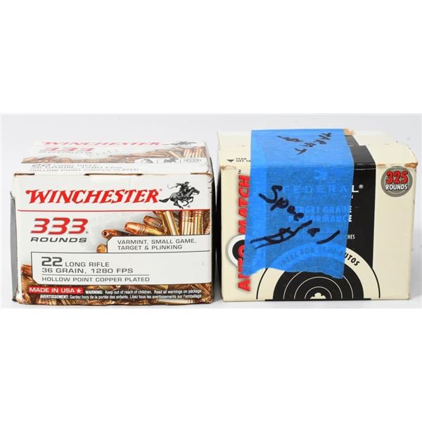 658 Rounds Of .22 Long Rifle Ammunition