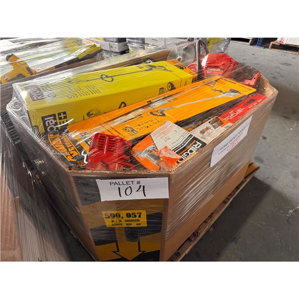 Pallet #104 - Home Depot Tools & General Merchandise