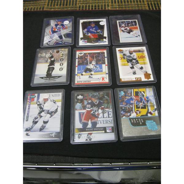 9 WAYNE GRETZKY COLLECTOR CARDS