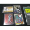 Image 1 : 4 BASEBALL CARDS, INCLUDING 1 PIECE OF GAME USED BAT CARD