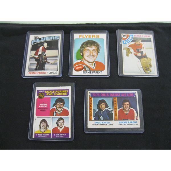 5 PHILADEPHIA FLYERS  HOCKEY CARDS