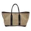 Image 1 : Hermes Beige Canvas Garden Party Tote Bag