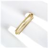 Image 3 : NEW Classic 14k Yellow Gold 5mm Domed Polished Milgrain Men's Wedding Band Ring