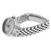 Image 4 : Rolex Ladies Quickset Silver Roman White Gold Bezel With Hidden Clasp Jubilee Ba