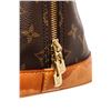 Image 6 : Louis Vuitton Brown Monogram Canvas Leather Alma Satchel Bag