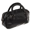 Image 3 : Prada Black Vitello Daino Leather Mini Satchel Bag