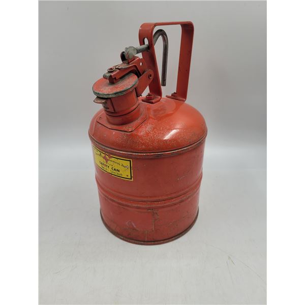 Vintage Justrite Gas Safety Can