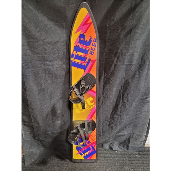 Vintage 1993 Miller Lite Snowboard