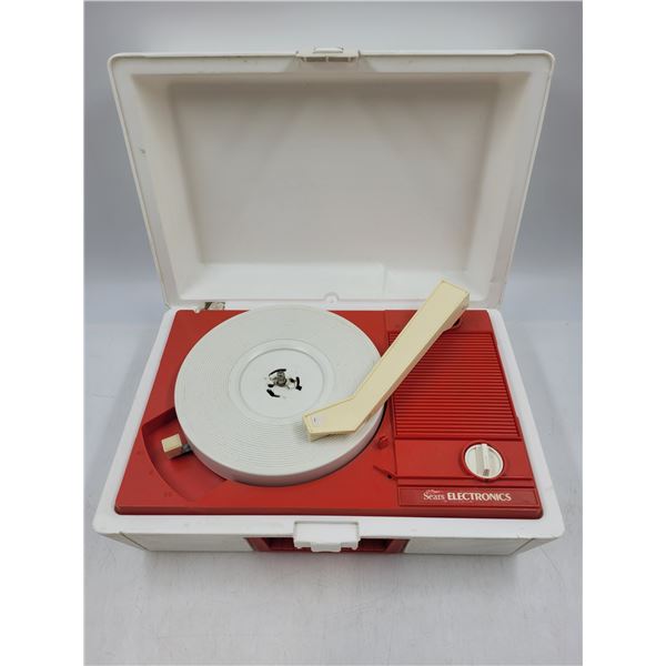 Vintage Sears General Electric Portable Record Player
