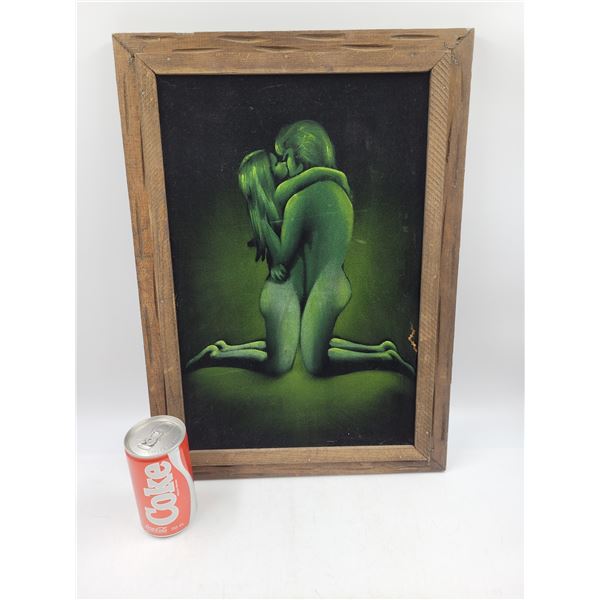 Vintage Black Velvet Painting