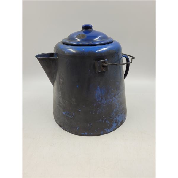 Vintage Enamel Coffee Pot