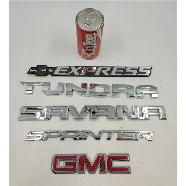 Vehicle Emblem Lot