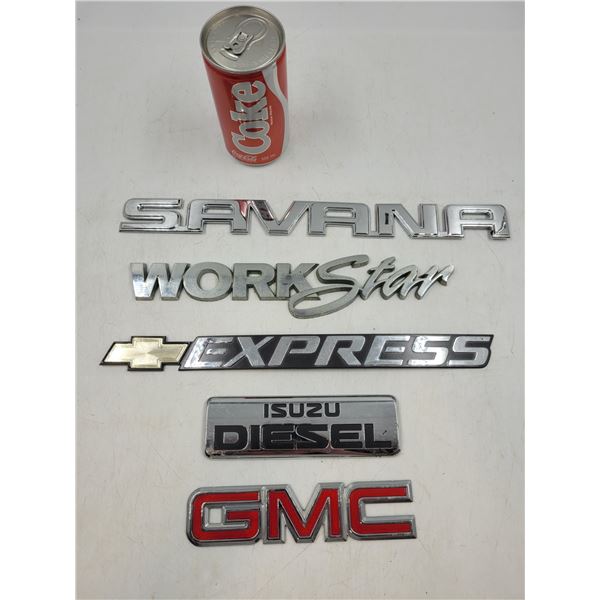 Vehicle Emblem Lot