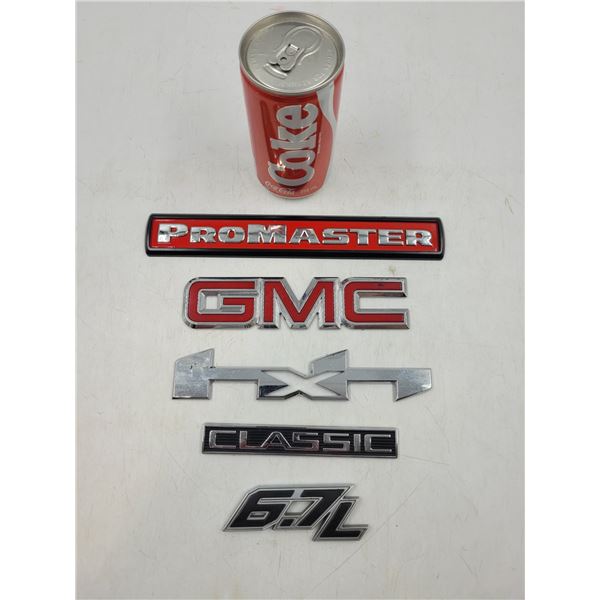 Vehicle Emblem Lot