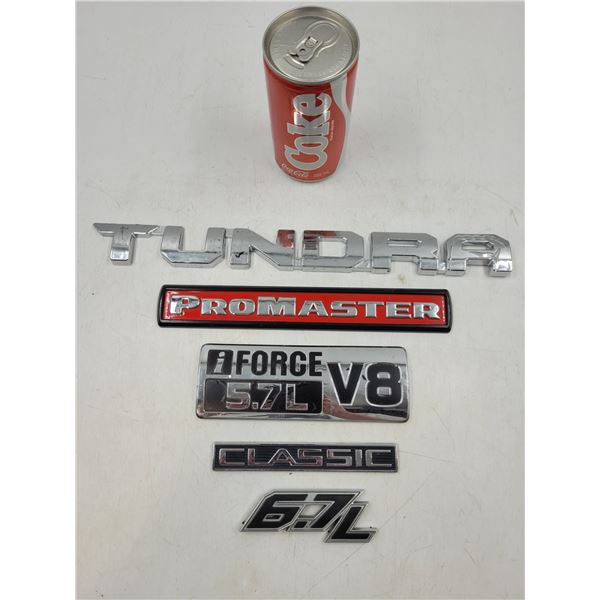 Vehicle Emblem Lot