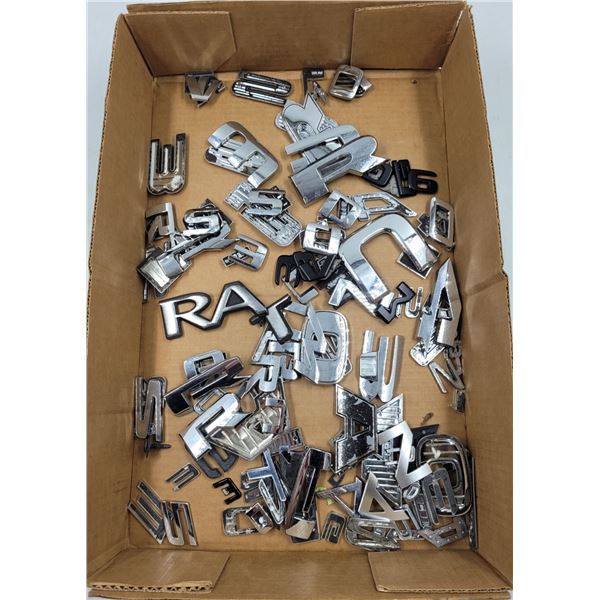 Vehicle Emblem Lettering Lot