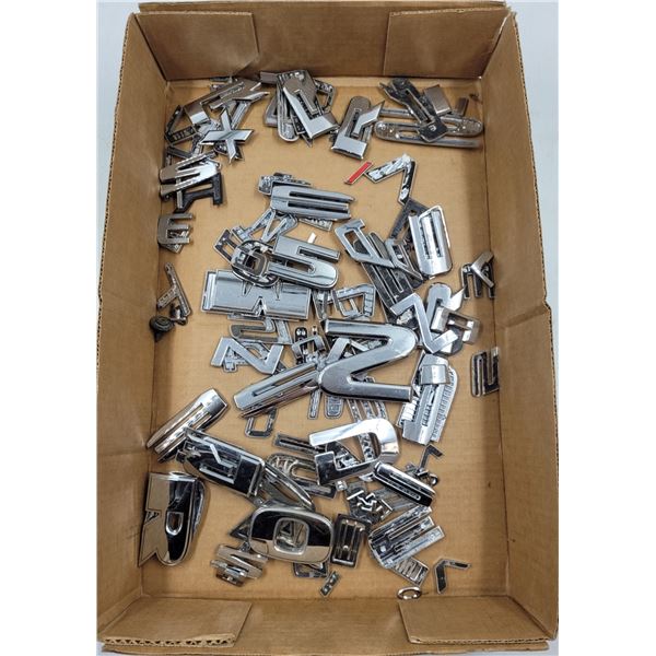 Vehicle Emblem Lettering Lot