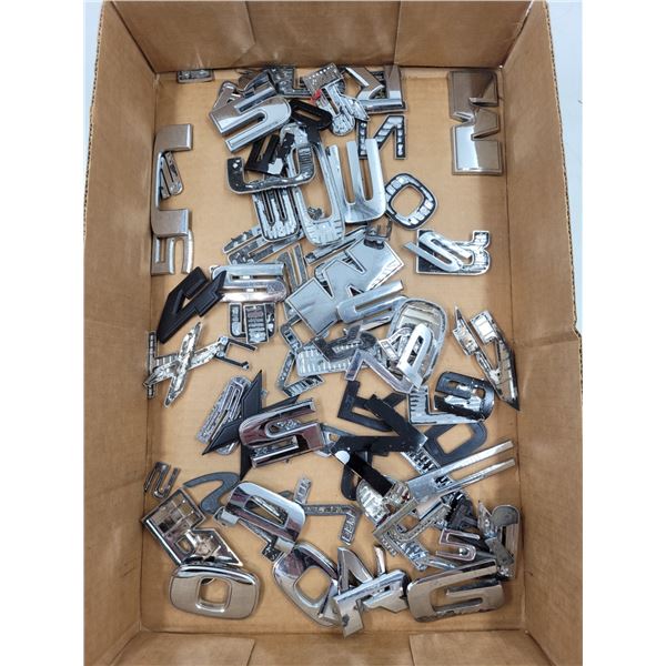 Vehicle Emblem Lettering Lot