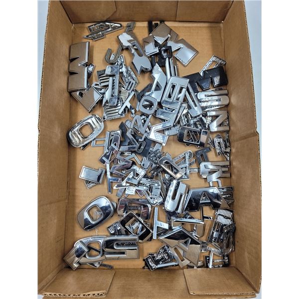 Vehicle Emblem Lettering Lot