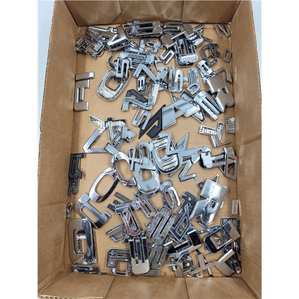 Vehicle Emblem Lettering Lot