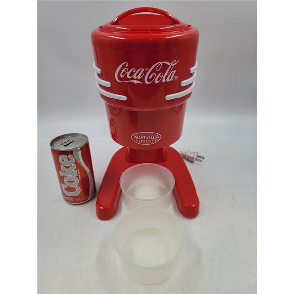 Coca-Cola Electric Shaved Ice Machine