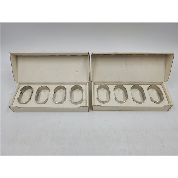 Vintage Stelton of Denmark Stainless Steel Napkin Holders