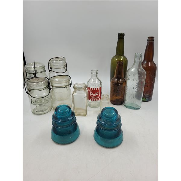 Vintage Bottles/Jars and Insulators