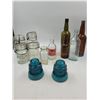 Image 1 : Vintage Bottles/Jars and Insulators